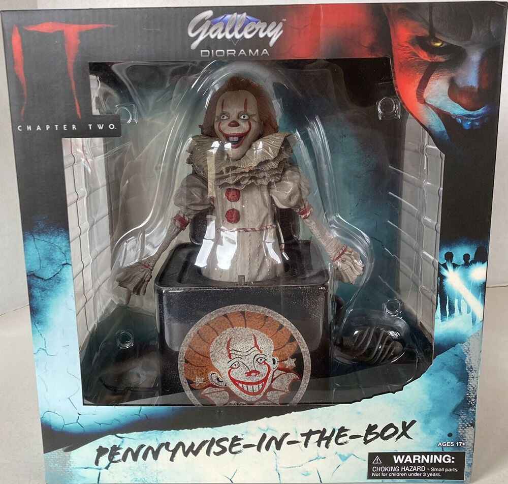 Horror Gallery It Chapter Two Pennywise In The Box 9 Inch PVC Figure Statue