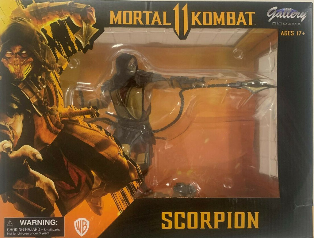 Mortal Kombat Gallery Scorpion 10 Inch PVC Diorama Figure - figurineforall.ca