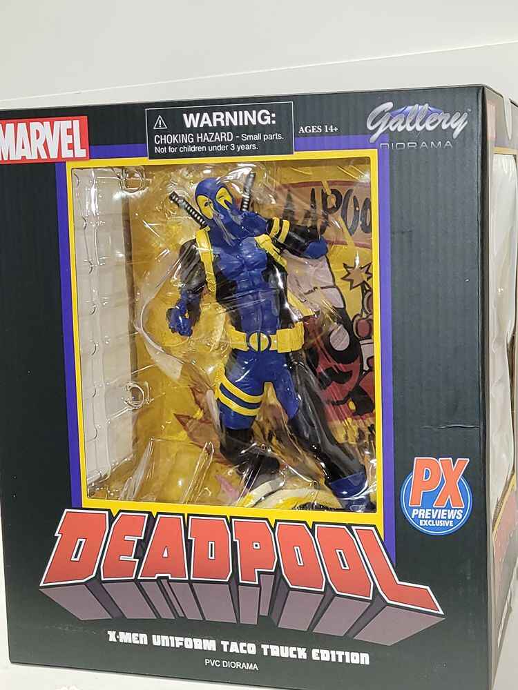 Marvel Gallery Deadpool Taco Truck Deadpool 10 Inch Showcase PX Exclusive PVC Diorama Figure - figurineforall.ca