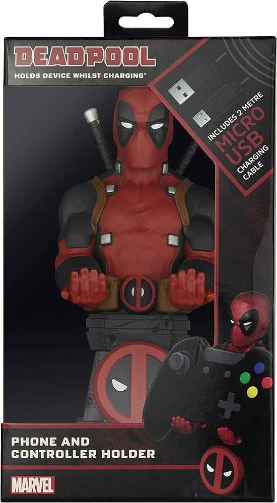 Cable Guy - Marvel Deadpool Mobile Phone and Controller Holder/Charger - figurineforall.ca