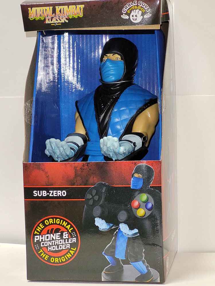 Cable Guy - Mortal Kombat Klassic Sub-Zero 8 Inch Mobile Phone and Controller Holder/Charger - figurineforall.ca
