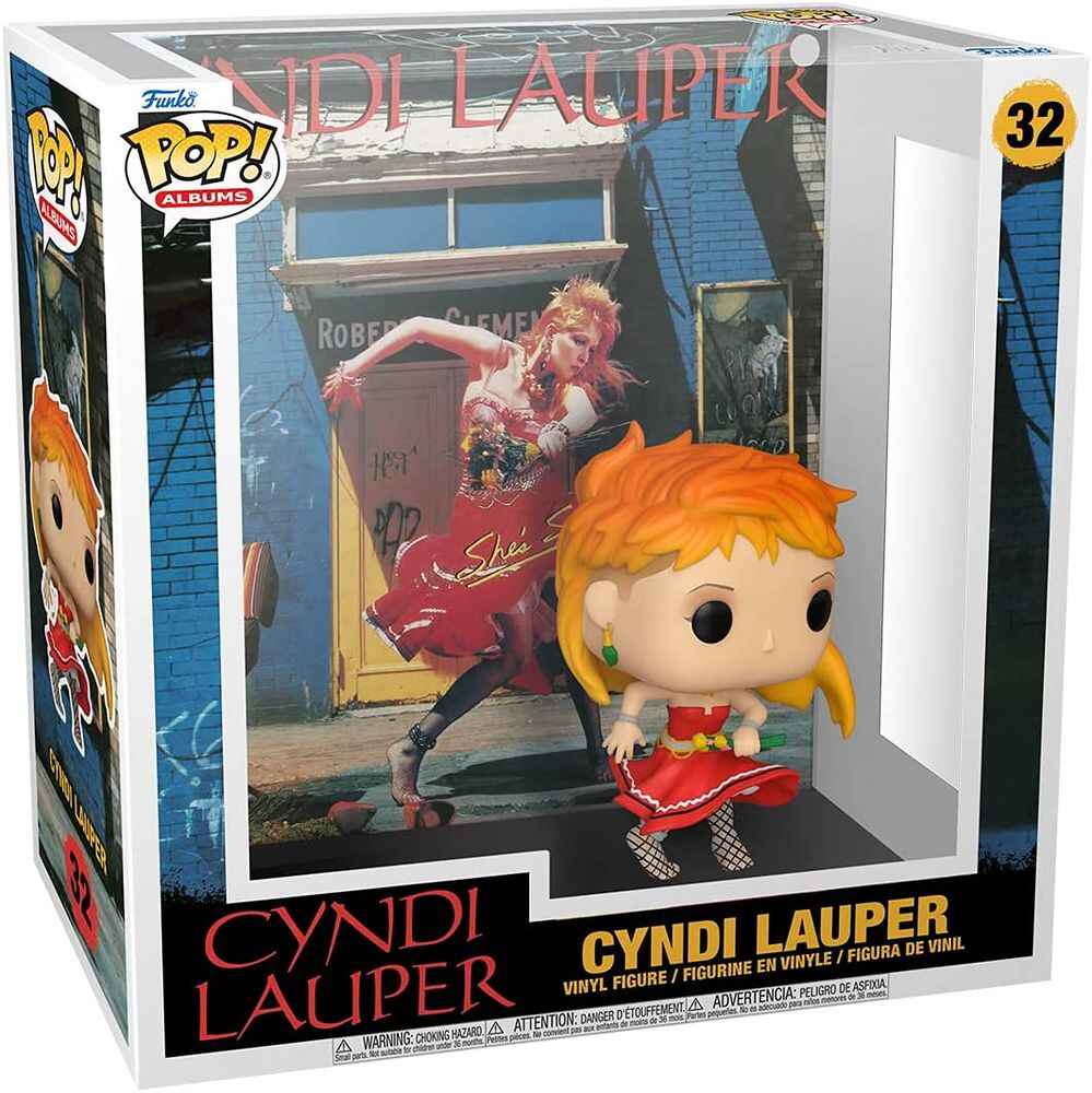 Pop Albums: Cyndi Lauper "She's so Unusual" 3.75 Vinyl Figure #32 - figurineforall.ca
