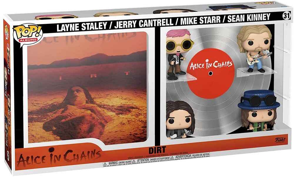 Pop Albums: Alice In Chains "Dirt" Deluxe 3.75 Vinyl Figure #31 - figurineforall.ca