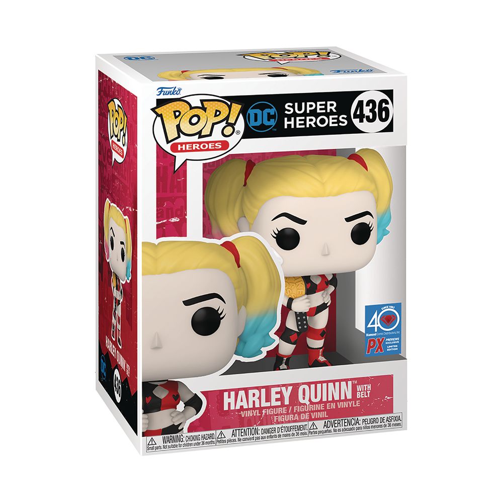 Pop DC Heroes 3.75 Vinyl Figure Exclusive - Harley Quinn #436 - figurineforall.ca