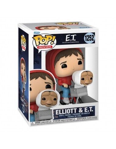 Pop Movies E.T. The Extra-Terrestrial 4.75 Vinyl Figure - Elliot with E.T. in Basket #1252 - figurineforall.ca