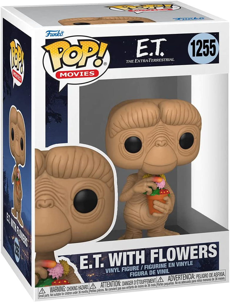 Pop Movies E.T. The Extra-Terrestrial 3.75 Vinyl Figure - E.T. with Flowers #1255 - figurineforall.ca