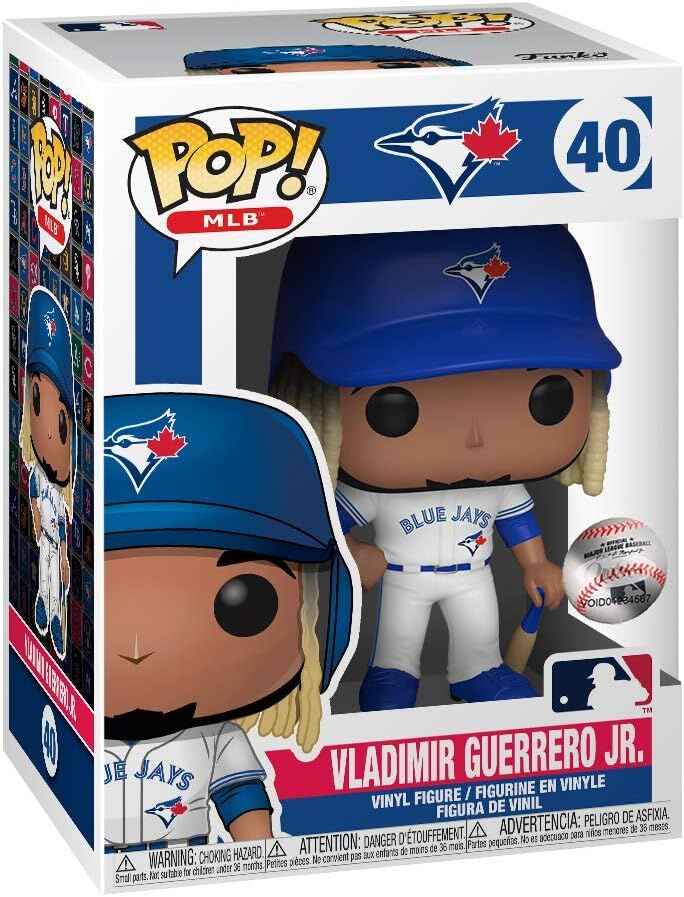 Pop Sports MLB Baseball 3.75 Inch Vinyl Figure - Vladimir Guerrero Jr. #40 Toronto Blue Jays - figurineforall.ca