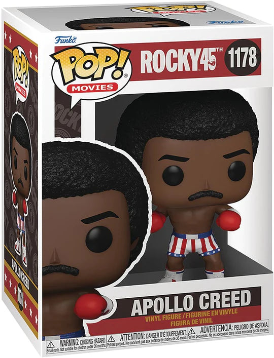 Pop Movies Rocky 45th Anniversary 3.75 Inch Action Figure - Apollo Creed #1178 - figurineforall.ca