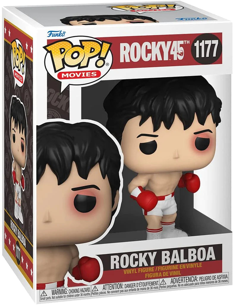 Pop Movies Rocky 45th Anniversary 3.75 Inch Action Figure - Rocky Balboa #1177 - figurineforall.ca