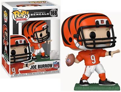 Pop Sports NFL Football 3.75 Inch Vinyl Figure - Joe Burrow #168 Cincinnati Bengals - figurineforall.ca