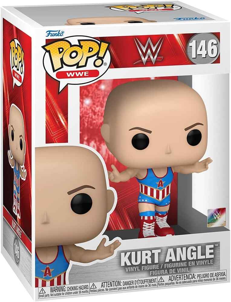Pop Sports WWE Wrestling 3.75 Inch Vinyl Figure - Kurt Angle #146