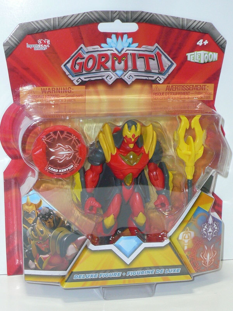 Gormiti Lord Keryon 12 cm 5.5 Inch Action Figure with Light-up Function TV Series - figurineforall.ca