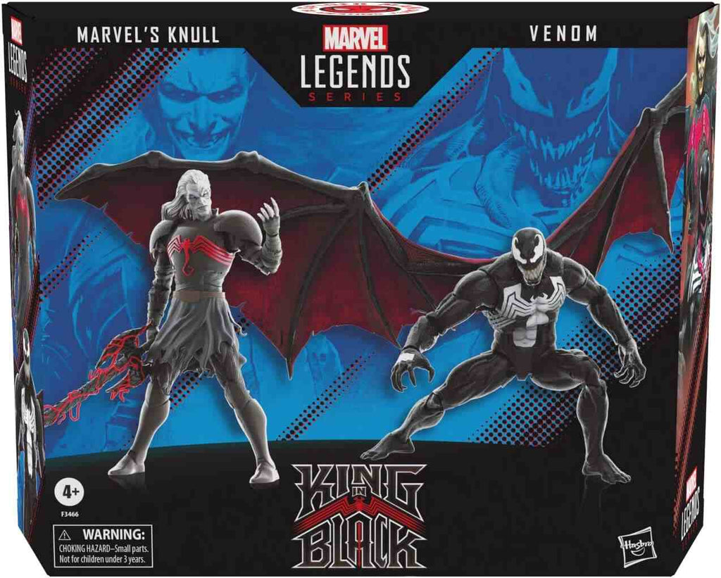 Marvel Legends Spider-Man 60th Anniversary Marvel’s Knull and Venom 2-Pack King in Black 6 Inch Action Figure - figurineforall.ca