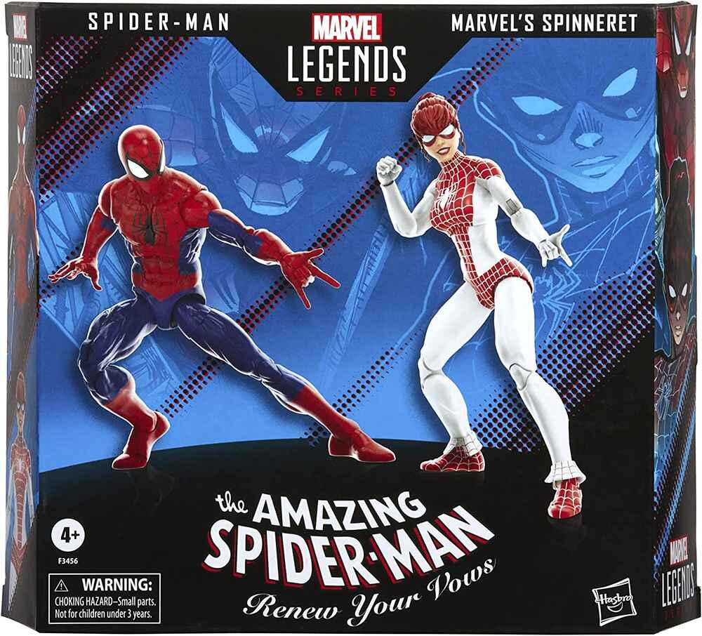 Marvel Legends Spider-Man Spider-Man and Marvel Spinneret 6 Inch Action Figure 2-Pack - figurineforall.ca