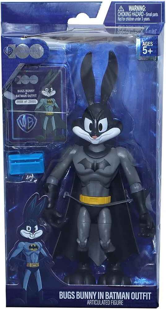 Looney Tunes X DC WB100 Bugs Bunny In Batman Outfit 7 Inch Action Figure - figurineforall.ca