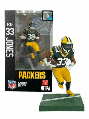 NFL Football Wave 1 Aaron Jones Green Bay Packers 6 Inch Action Figure - figurineforall.com