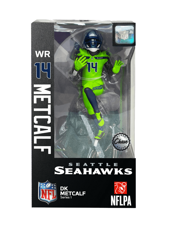 NFL Football Wave 1 D.K. Metcalf Seattle Seahawks 6 Inch Chase Action Figure - figurineforall.ca