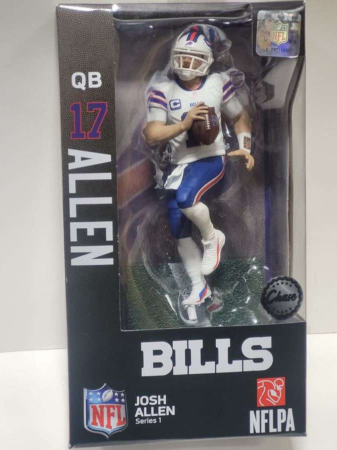NFL Football Wave 1 Josh Allen Buffalo Bills 6 Inch Chase Action Figure - figurineforall.ca