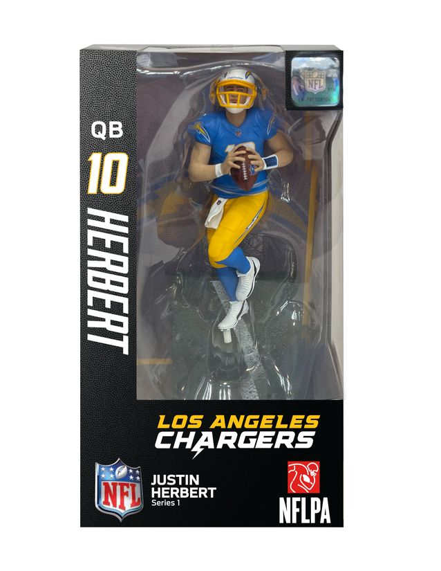 NFL Football Wave 1 JUSTIN HERBERT Los Angeles Chargers 6 Inch Action Figure - figurineforall.ca