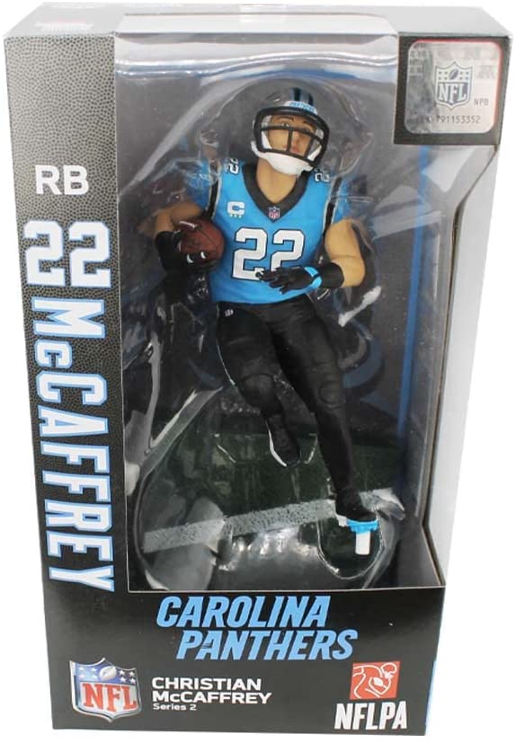 NFL Football Wave 2 Christian McCaffrey Carolina Panthers 6 Inch Action Figure Series 2 - figurineforall.ca
