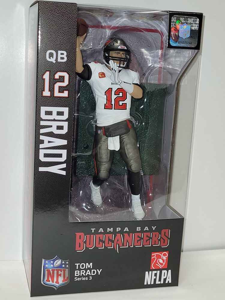 NFL Football Wave 3 Tom Brady Tampa Bay Buccaneers 7 Inch Action Figure - figurineforall.ca