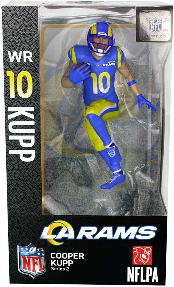 NFL Football Wave 2 Cooper Kupp Los Angeles Rams 7 Inch Action Figure - figurineforall.ca