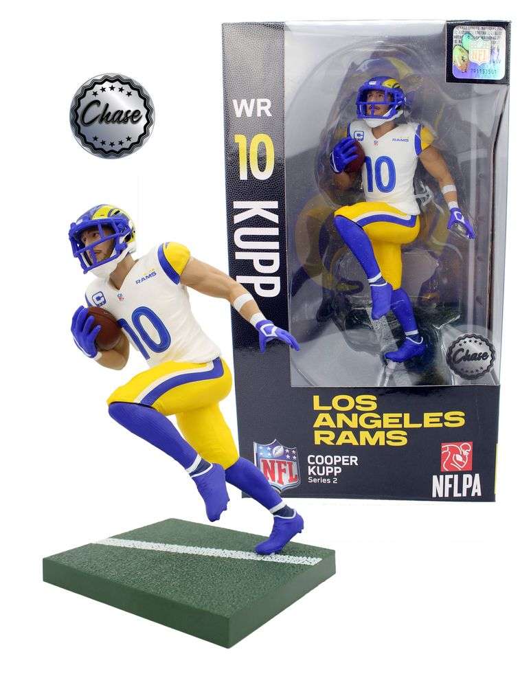 NFL Football Wave 2 Cooper Kupp Los Angeles Rams CHASE 7 Inch Action Figure - figurineforall.ca