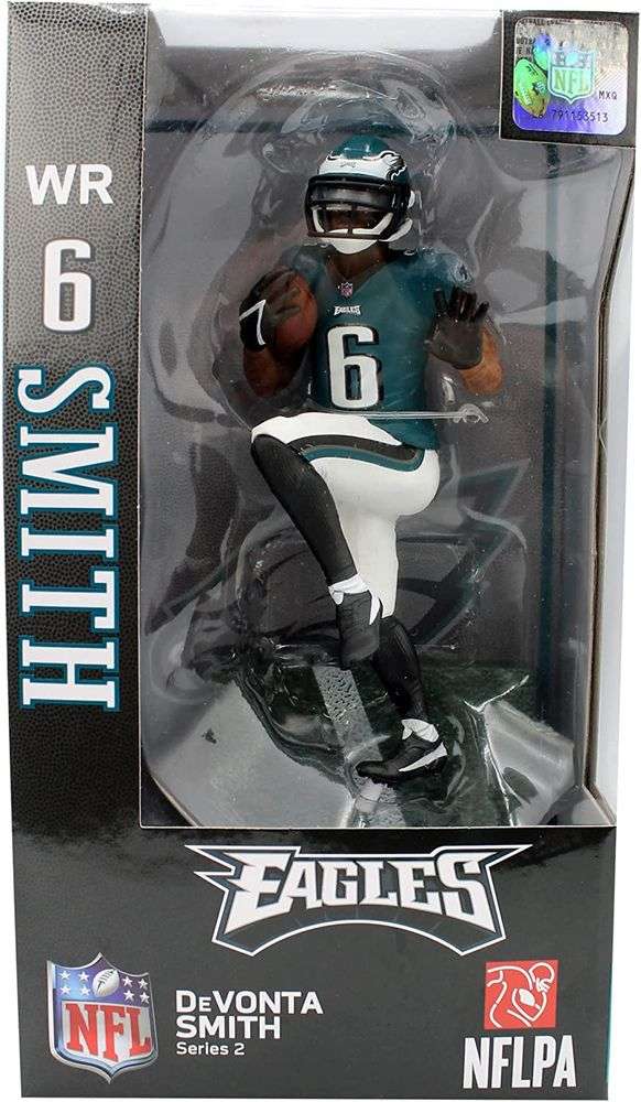 NFL Football Wave 2 Devonta Smith Philadelphia Eagles 7 Inch Action Figure - figurineforall.ca