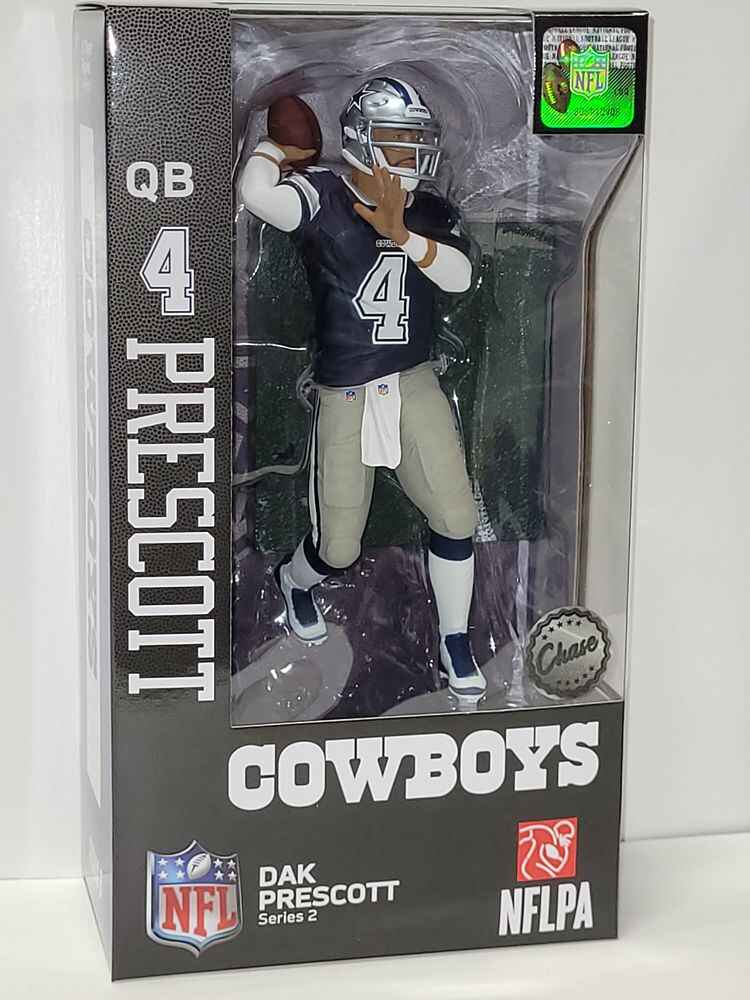 NFL Football Wave 2 Dak Prescott Dallas Cowboys CHASE 7 Inch Action Figure - figurineforall.ca