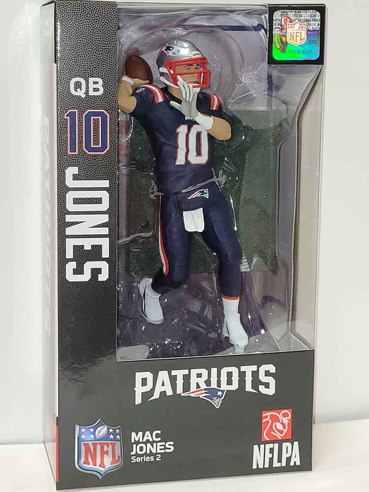 NFL Football Wave 2 Mac Jones New England Patriots 7 Inch Action Figure - figurineforall.ca