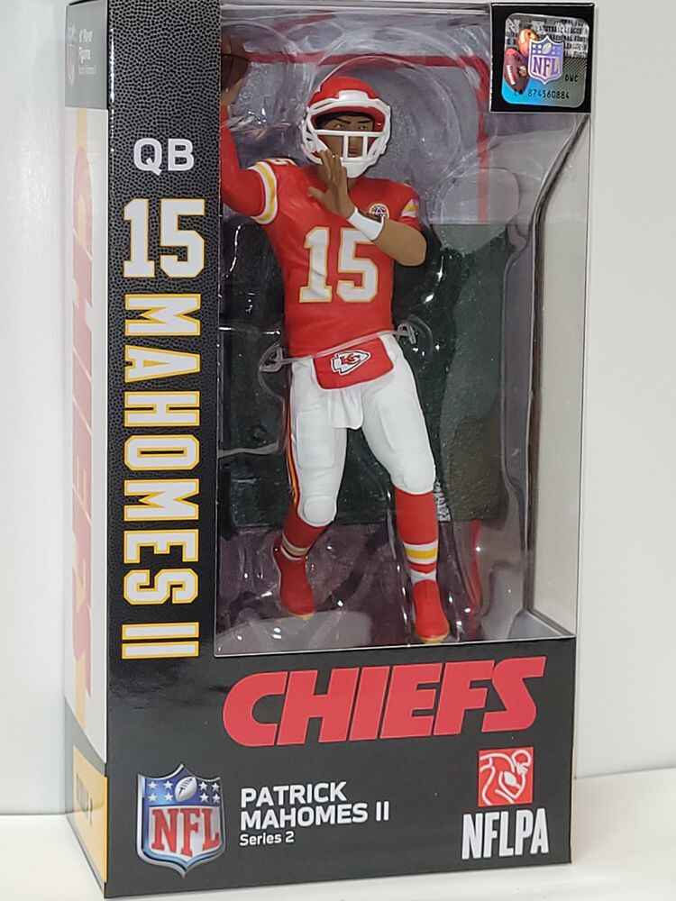 NFL Football Wave 2 Patrick Mahomes Version 2 Kansas City Chiefs 7 Inch Action Figure - figurineforall.ca