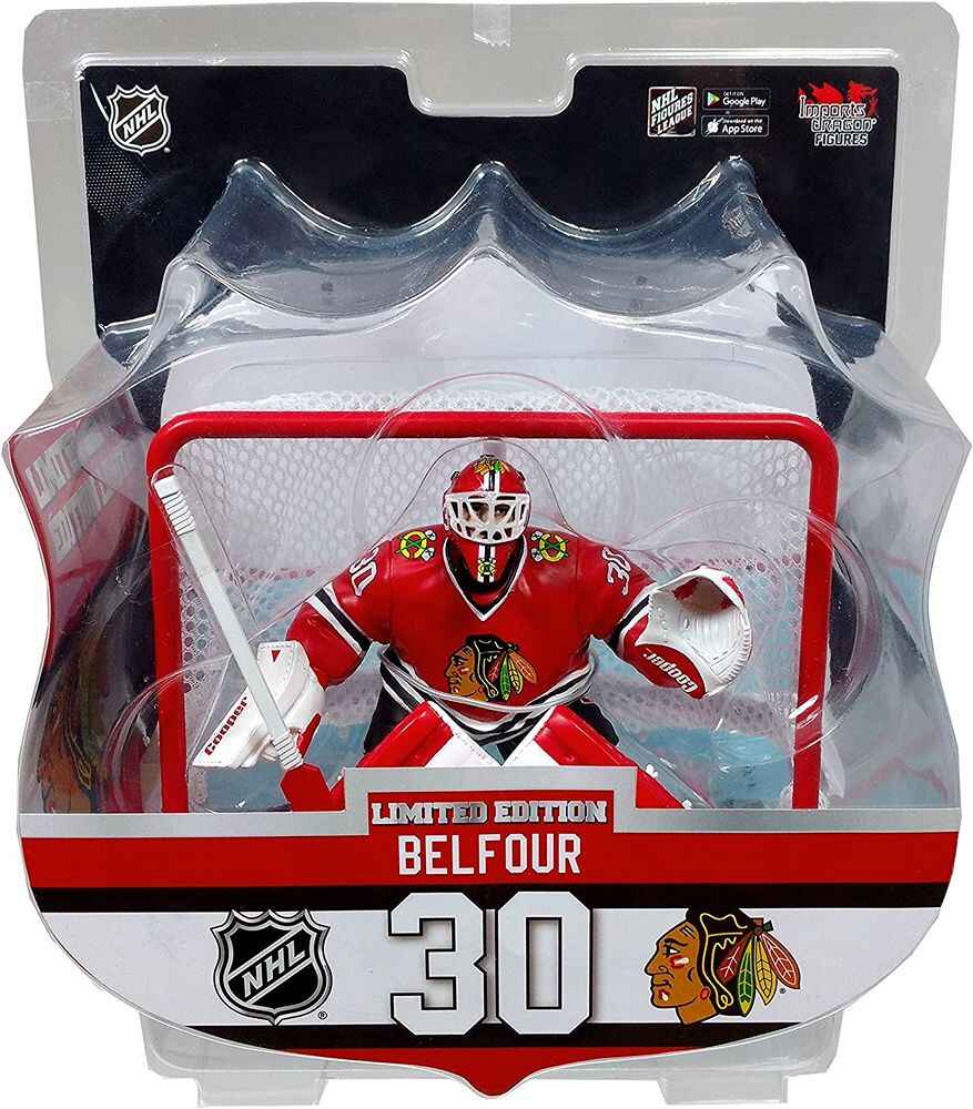 NHL Hockey Ed Belfour Chicago Blackhawks 6 Inch Action Figure - figurineforall.ca