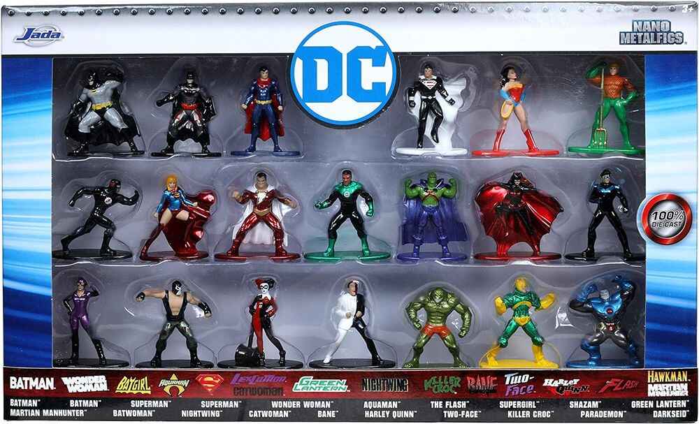 DC Comics Nano Wave 3 Metalfigs 1.65 Inch Diecast Set of 20 Figures