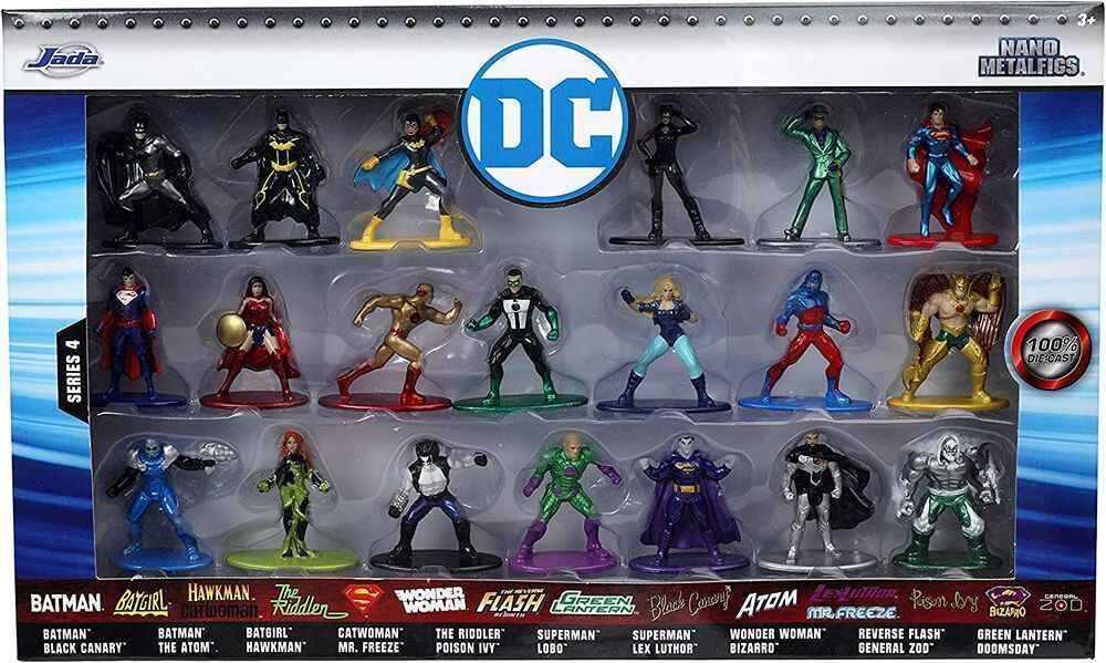DC Comics Nano Wave 4 Metalfigs 1.65 Inch Diecast Set of 20 Figures
