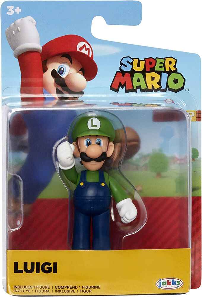 Super Mario Luigi 2.5 Inch Action Figure