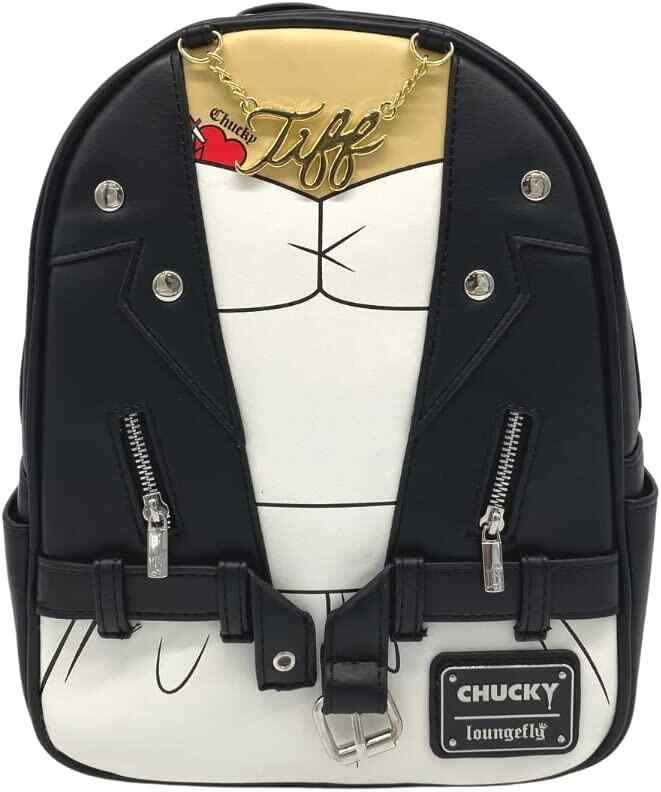 Loungefly Bride of Chucky Tiffany Faux Leather Mini Backpack Shoulder Bag - figurineforall.ca
