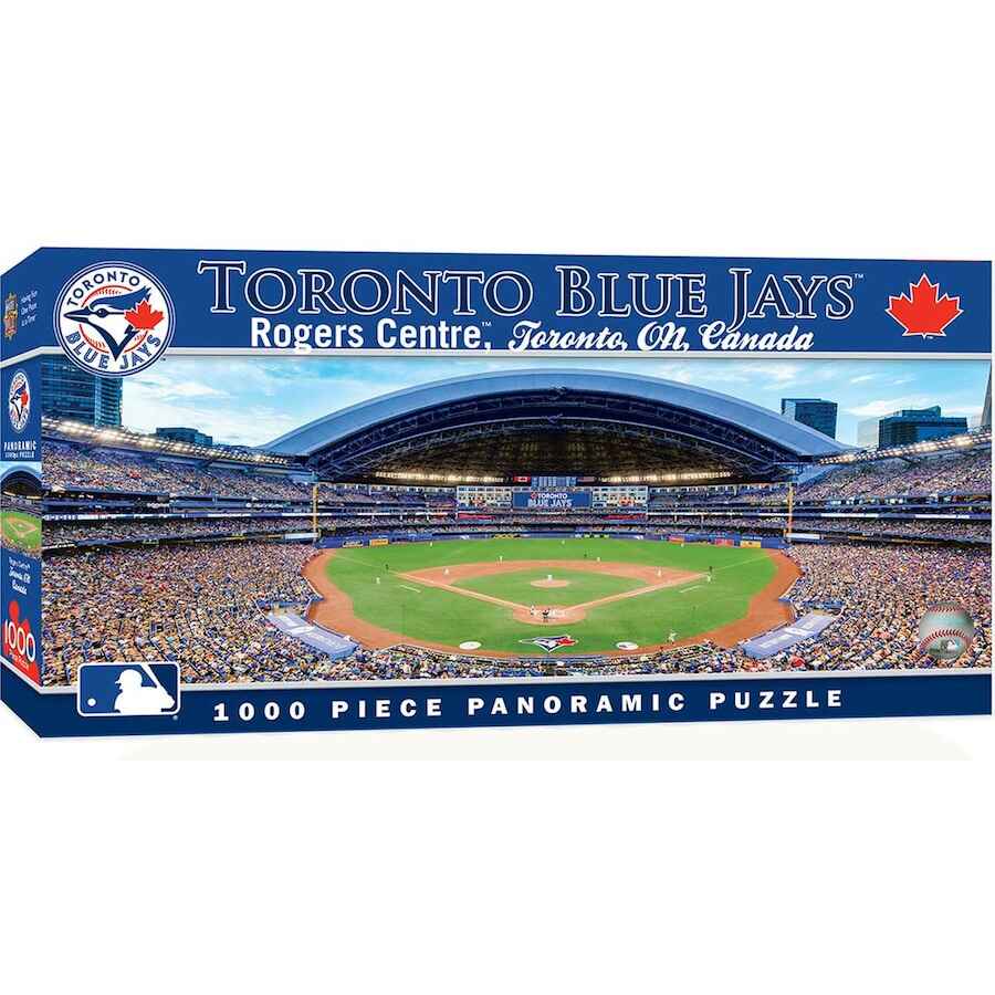 Puzzle 1000 Pieces Panoramic - MLB Baseball Toronto Blue Jays Stadium Panoramic Jigsaw Puzzle - figurineforall.ca