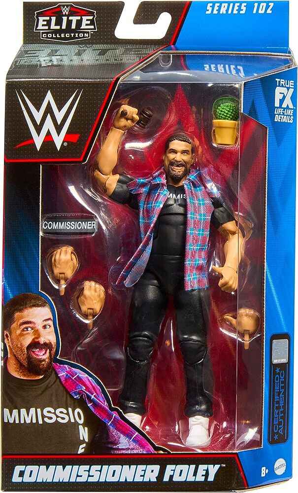 Wrestling WWE Elite Collection Series 102 - Commissioner Foley 6 Inch Action Figure
