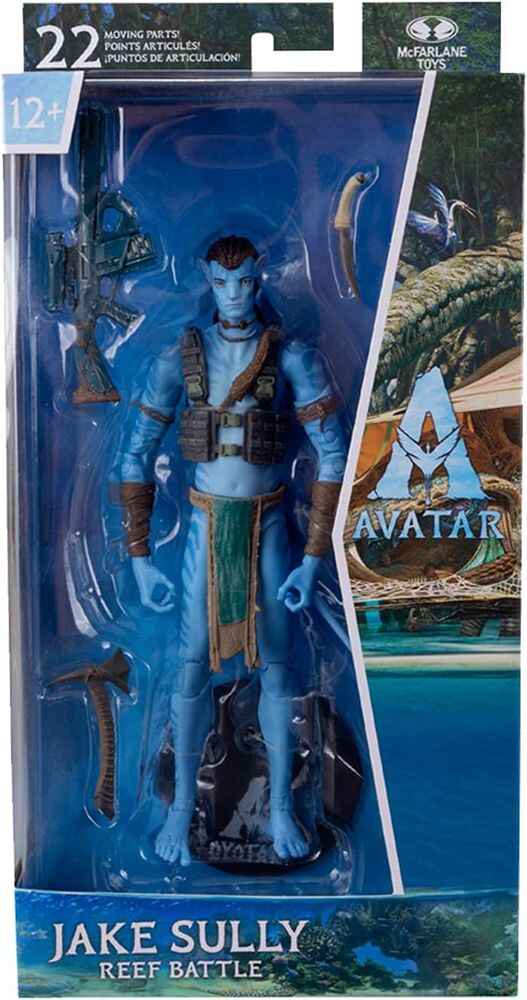 Avatar 2: The Way of Water Jake Sully (Reef Battle) 7 Inch Scale Action Figure - figurineforall.ca