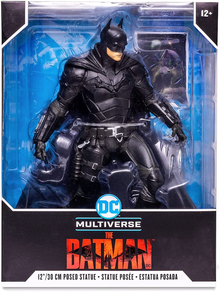 DC Multiverse THE BATMAN Movie Batman 12 Inch Statue Figure - figurineforall.ca