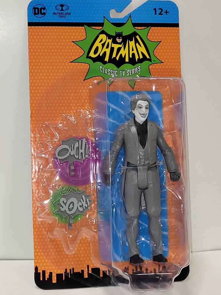 Batman DC Retro 66 Classics TV Series 1960s Wave 4 The Joker (Black and White Variant) 6 Inch Action Figure - figurineforall.ca