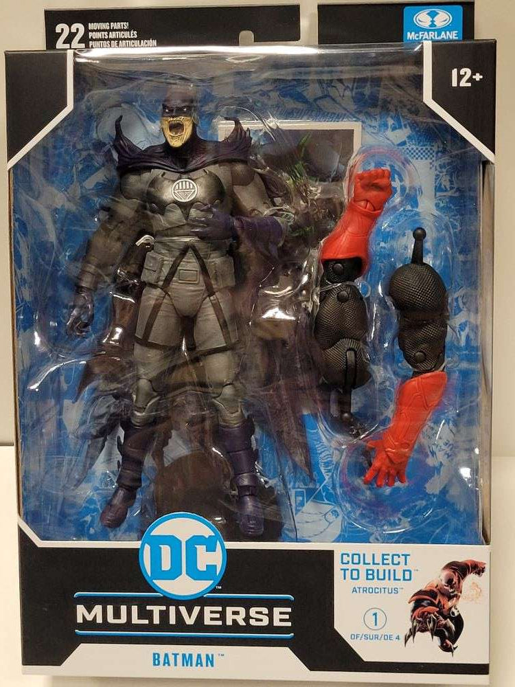 DC Multiverse Comics Build-A Red Lantern Atrocitus - Batman 7 Inch Action Figure - figurineforall.ca