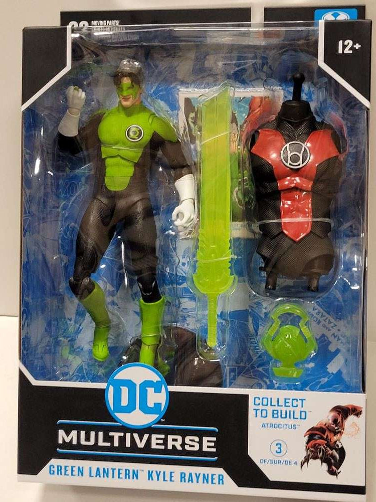 DC Multiverse Comics Build-A Red Lantern Atrocitus - Kyle Rayner 7 Inch Action Figure - figurineforall.ca