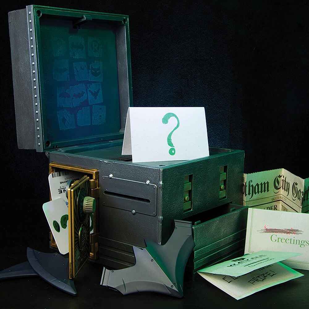 DC Multiverse The Riddler Puzzle Box (Detective Mode Variant) by Edward Nygma - figurineforall.ca