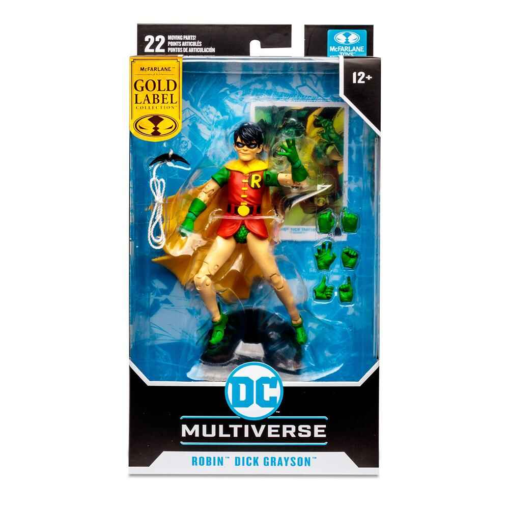 DC Multiverse DC Rebirth Robin (Dick Grayson) (Gold Label) 7 Inch Action Figure - figurineforall.ca