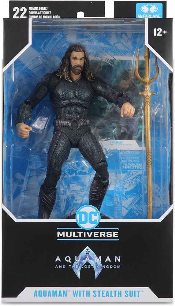 DC Multiverse Aquaman and The Lost Kingdom Aquaman (Stealth Suit) 7 Inch Action Figure - figurineforall.ca