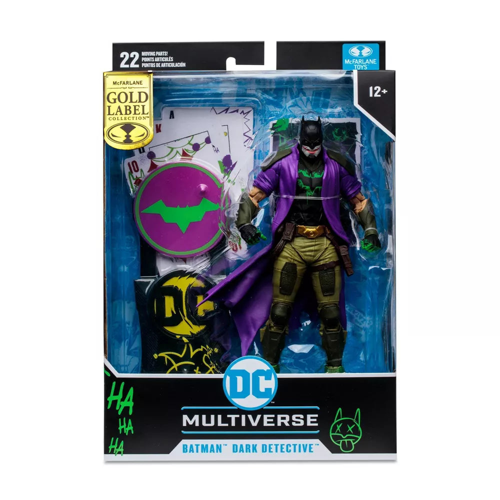 DC Multiverse Future State - Batman Dark Detective Jokerized (Gold Label) 7 Inch Action Figure - figurineforall.ca