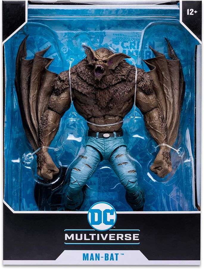 DC Multiverse DC Rebirth Man-Bat MegaFig Action Figure - figurineforall.ca