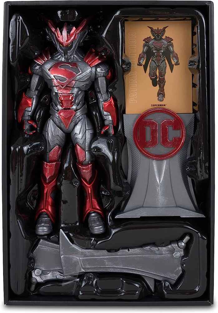 DC Multiverse Superman Unchained Armor (Patina Gold Label) 7 Inch Action Figure - figurineforall.ca