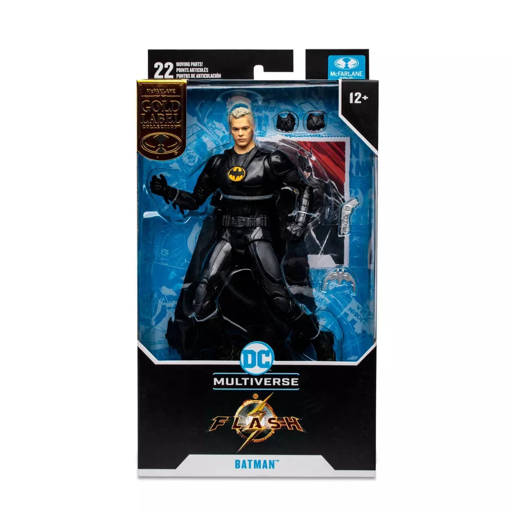 DC Multiverse Movie The Flash - Batman (Keaton) Unmasked (Gold Label) 7 Inch Action Figure - figurineforall.ca